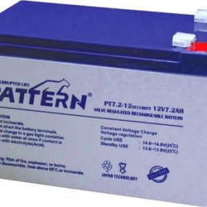 BAT/0012/007 ΜΠΑΤΑΡΙΑ ΜΟΛΥΒΔΟΥ ΚΛΕΙΣΤΟΥ ΤΥΠΟΥ 12V/7.2Ah SEC(4.8mm) PT7.2-12 PTN