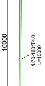 ΙΣΤΟΣ ΚΩΝΙΚΟΣ 10 ΜΕΤΡΑ ΦΩΤΙΣΜΟΥ ΔΡΟΜΟΥ IST/KON10/000