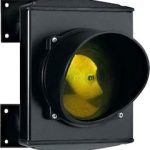 simatmon/0000/01 Φωτεινός σηματοδότης LED ενός πεδίου διαμέτρου 200 mm-300mm σε κίτρινο χρώμα