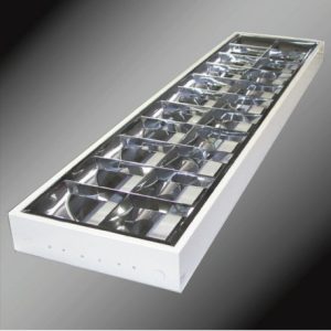 ΣΚΑ/4120/000 ΦΩΤΙΣΤΙΚΟ ΠΑΡΑΒΟΛΙΚΟ ΟΡΟΦΗΣ ΜΕΤΑΛΛΙΚΟ ΓΙΑ Τ8 ΝΤΟΥΙ G13 1200MM
