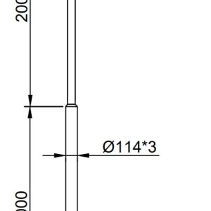 ΚΟΛΩΝΑ ΦΩΤΙΣΜΟΥ ΔΡΟΜΟΥ 4 ΜΕΤΡΑ KOL/0004/000C